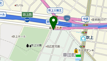 名鉄協商 カリテコバイク 名鉄協商パーキング吹上公園の地図画像