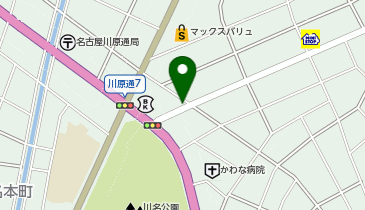 名鉄協商 カリテコバイク 名鉄協商パーキング山花町の地図画像