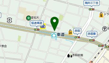 名鉄協商 カリテコバイク 車道駅ステーション(北側)の地図画像