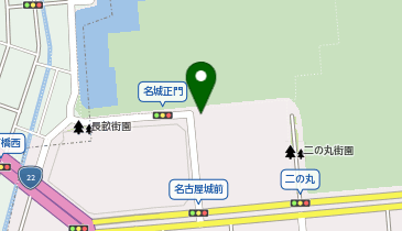 名鉄協商 カリテコバイク 金シャチ横丁 義直ゾーンの地図画像