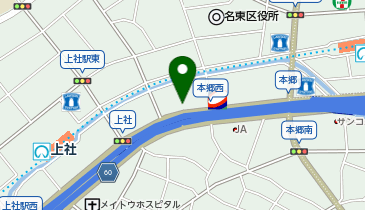 名鉄協商 カリテコバイク プレイランドキャッスル上社店の地図画像