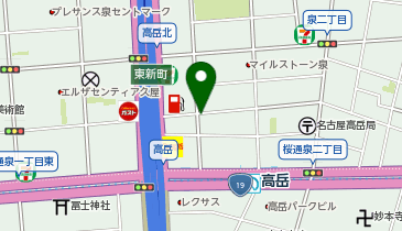 名鉄協商 カリテコバイク TENAS泉の地図画像