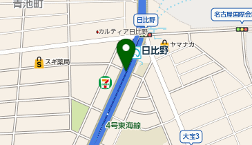 名鉄協商 カリテコバイク 日比野駅高架下ステーションの地図画像