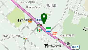 名鉄協商 カリテコバイク ファミリーマート昭和滝川町店の地図画像