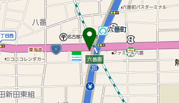 名鉄協商 カリテコバイク 名鉄協商パーキング六番町駅前の地図画像