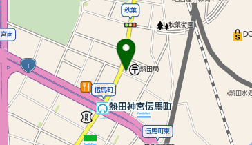 名鉄協商 カリテコバイク 熱田郵便局の地図画像