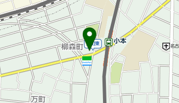 名鉄協商 カリテコバイク 小本駅前の地図画像