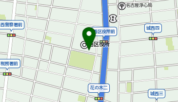 名鉄協商 カリテコバイク 名古屋市西区役所の地図画像