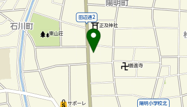 名鉄協商 カリテコバイク 名鉄協商パーキング田辺通の地図画像