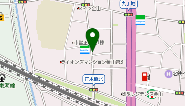 名鉄協商 カリテコバイク メイフィス金山西ビルの地図画像