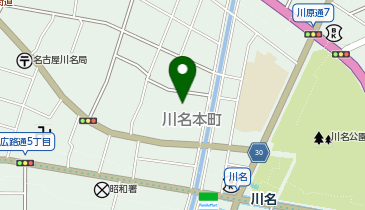 名鉄協商 カリテコバイク 川名本町6丁目駐車場の地図画像