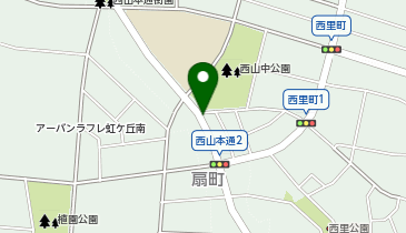 名鉄協商 カリテコバイク 西山商店街の地図画像