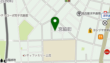 名鉄協商 カリテコバイク コンフォート宮脇町の地図画像