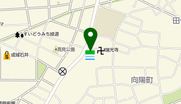 名鉄協商 カリテコバイク ファミリーマート千種向陽店の地図画像