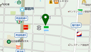 名鉄協商 カリテコバイク ファミリーマート昭和石仏町店の地図画像