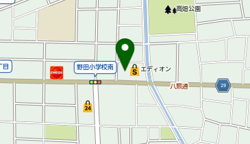 名鉄協商 カリテコバイク ファミリーマート中川野田店の地図画像