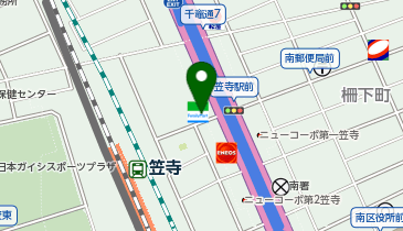 名鉄協商 カリテコバイク ファミリーマート笠寺駅前店の地図画像