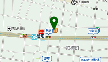 名鉄協商 カリテコバイク ファミリーマート荒畑駅前店の地図画像