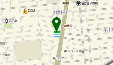 名鉄協商 カリテコバイク ファミリーマート黄金通四丁目店の地図画像