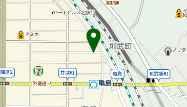 名鉄協商 カリテコバイク OT.residence名駅の地図画像