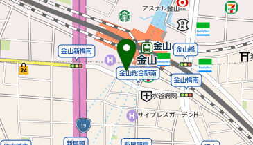 名鉄協商 カリテコバイク 金山駅南口ステーションの地図画像