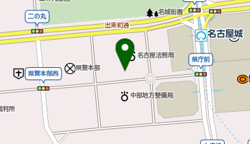 名鉄協商 カリテコバイク 名古屋法務局前の地図画像