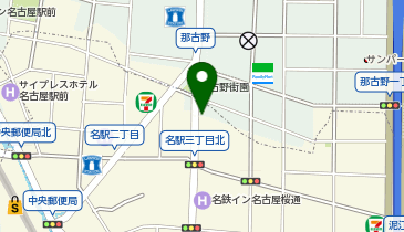 名鉄協商 カリテコバイク 名鉄協商パーキング名駅3丁目PBの地図画像