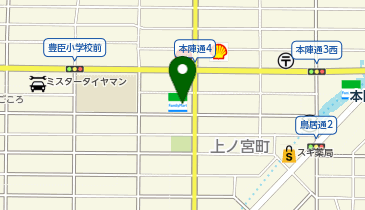 名鉄協商 カリテコバイク ファミリーマート中村上ノ宮町店の地図画像