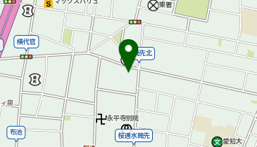 名鉄協商 カリテコバイク ファミリーマート代官町東店の地図画像