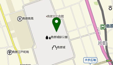 RVパークsmart 島原城の地図画像