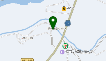 RVパークsmart 道の駅きくすいの地図画像