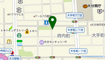RVパークsmart 大分府内町の地図画像