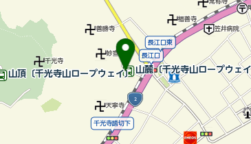 千光寺山ロープウェイ山麓駅観光案内所の地図画像