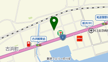 新浜港の地図画像