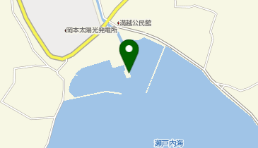 満越港の地図画像