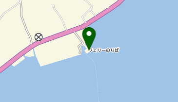 洲江港の地図画像