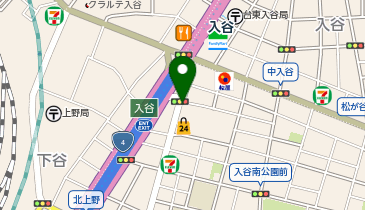 パーキングメーター (東京都台東区北上野周辺)の地図画像