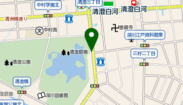 パーキングメーター (東京都江東区清澄周辺)の地図画像