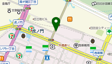 パーキングメーター (東京都港区西新橋周辺)の地図画像