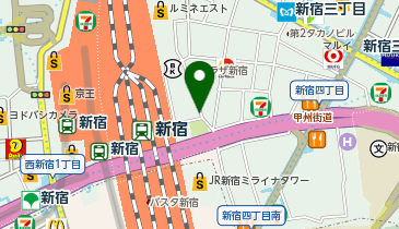 パーキングメーター (東京都新宿区新宿周辺)の地図画像