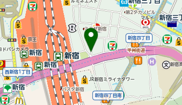 パーキングメーター (東京都新宿区新宿周辺)の地図画像