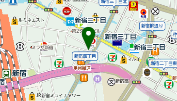 パーキングメーター (東京都新宿区新宿周辺)の地図画像
