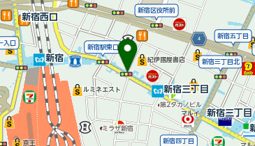 パーキングメーター (東京都新宿区新宿周辺)の地図画像