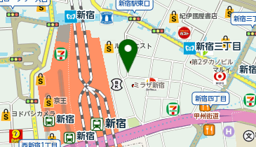 パーキングメーター (東京都新宿区新宿周辺)の地図画像