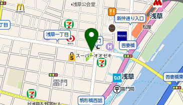 パーキングメーター (東京都台東区雷門周辺)の地図画像