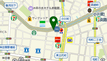 パーキングメーター (東京都千代田区神田小川町周辺)の地図画像