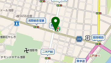 パーキングメーター (東京都台東区浅草周辺)の地図画像