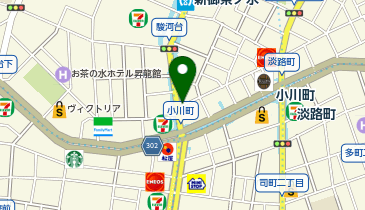 パーキングメーター (東京都千代田区神田小川町周辺)の地図画像
