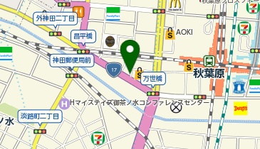 パーキングメーター (東京都千代田区外神田周辺)の地図画像