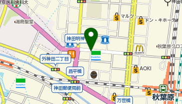 パーキングメーター (東京都千代田区外神田周辺)の地図画像